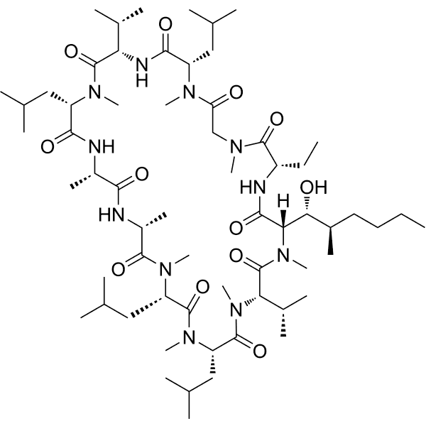 Dihydrocyclosporin A Structure