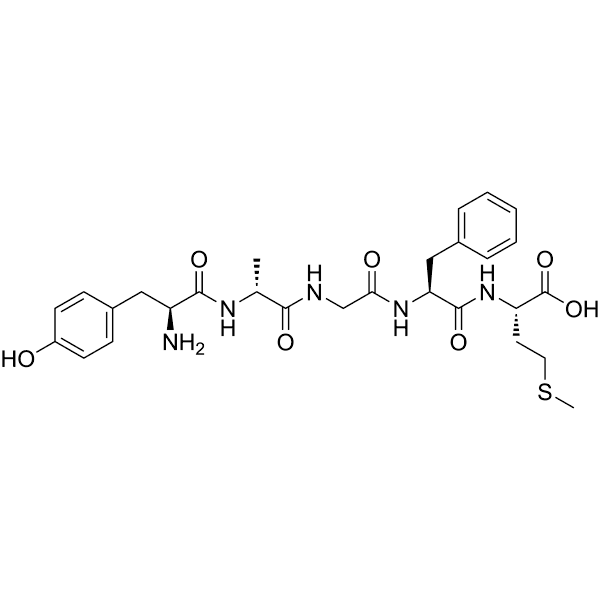 [D-Ala2]-Met-Enkephalin Structure