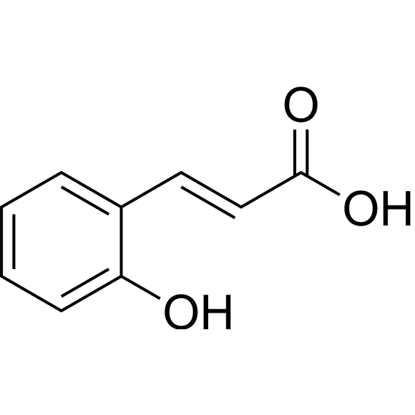 2-Hydroxycinnamic acid Structure