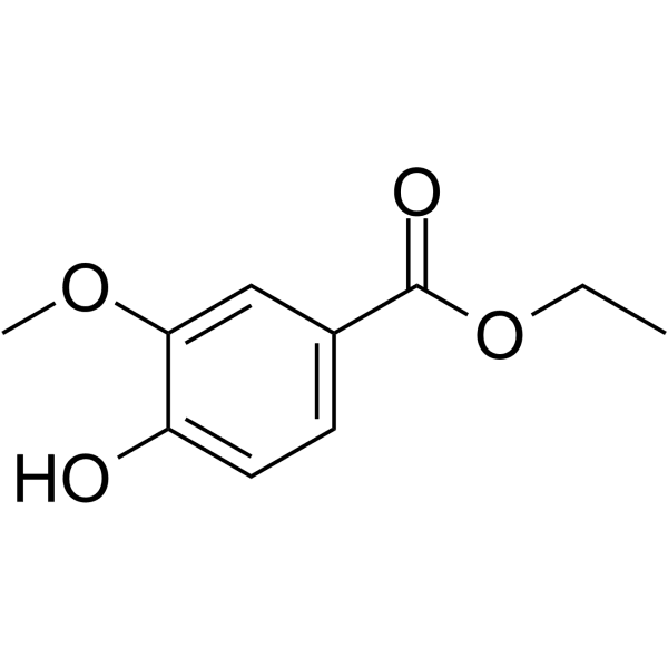 Ethyl vanillate Structure