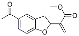 Methyl 2-(5-acetyl-2,3-
dihydrobenzofuran-2-yl)propenoate Structure