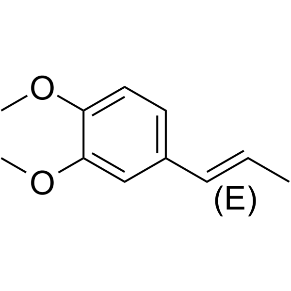 trans-Methylisoeugenol Structure
