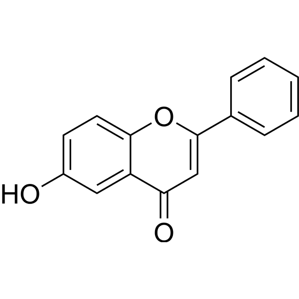 6-Hydroxyflavone Structure