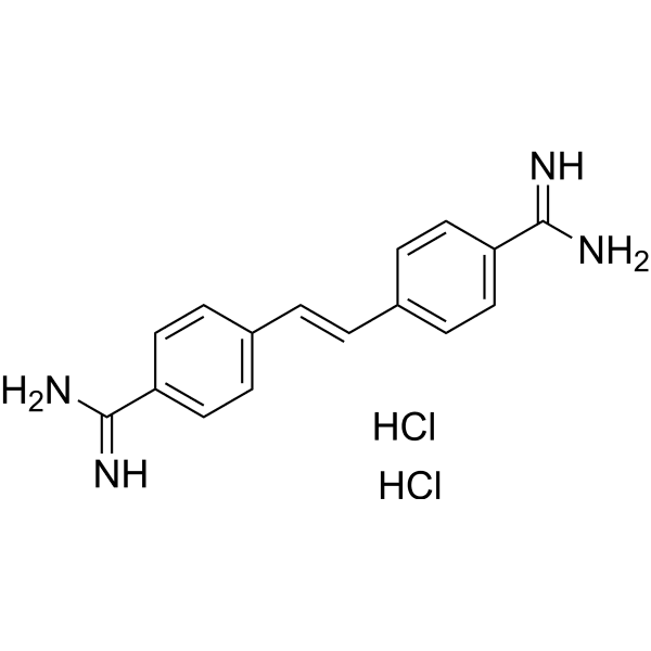 Stilbamidine dihydrochloride Structure