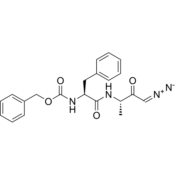 Z-Phe-Ala-diazomethylketone Structure