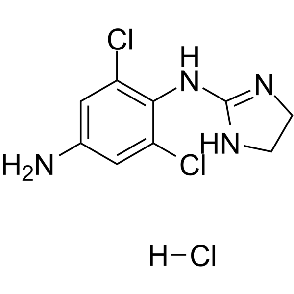 Apraclonidine hydrochloride Structure