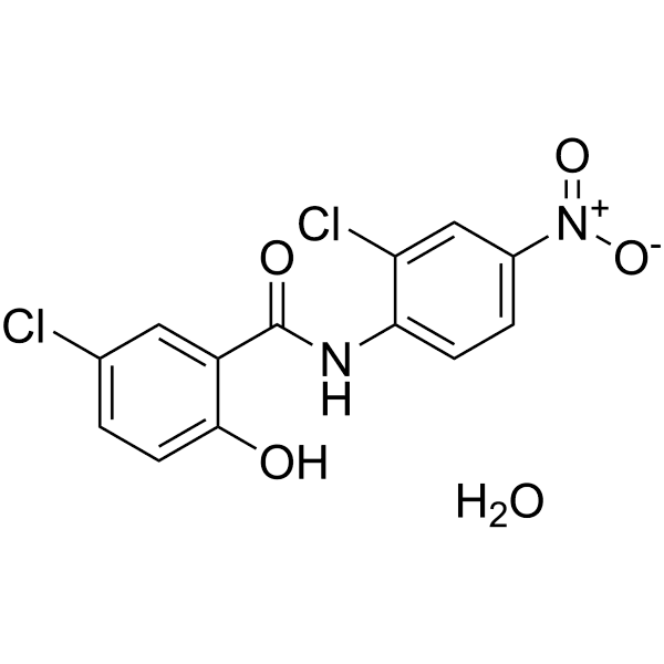 Niclosamide monohydrate Structure