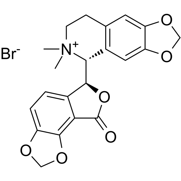 (-)-Bicuculline methobromide Structure