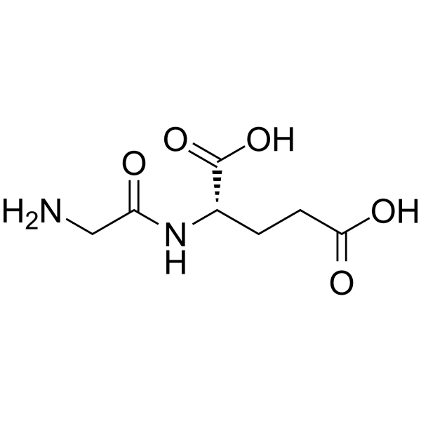 Glycyl-L-glutamic acid Structure
