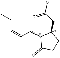 (±)-Jasmonic acid Structure