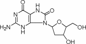 8-Hydroxy-2′-deoxyguanosine Structure