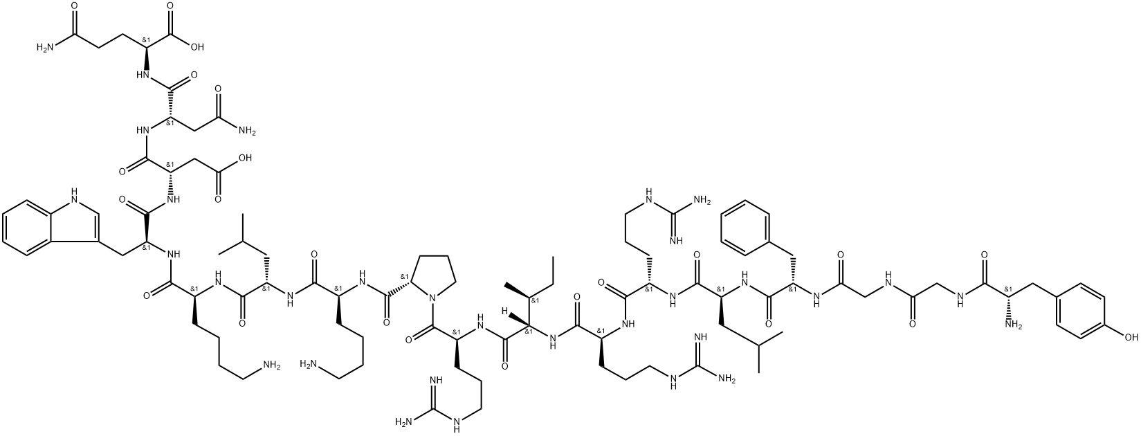 Dynorphin A Structure