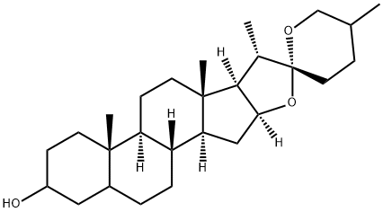 Spirostan-3-ol Structure