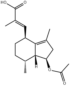 Acetoxyvalerenic acid Structure