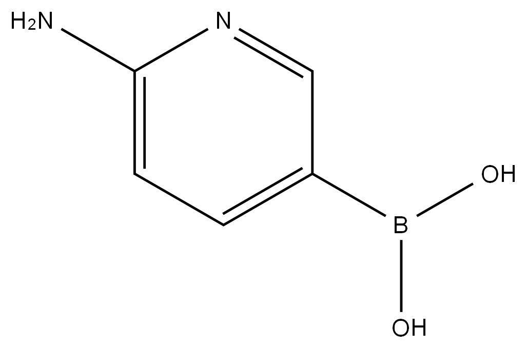 6-Aminopyridine-3-boronic acid Structure