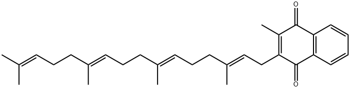 Vitamin K2 (Menaquinone-4) Structure
