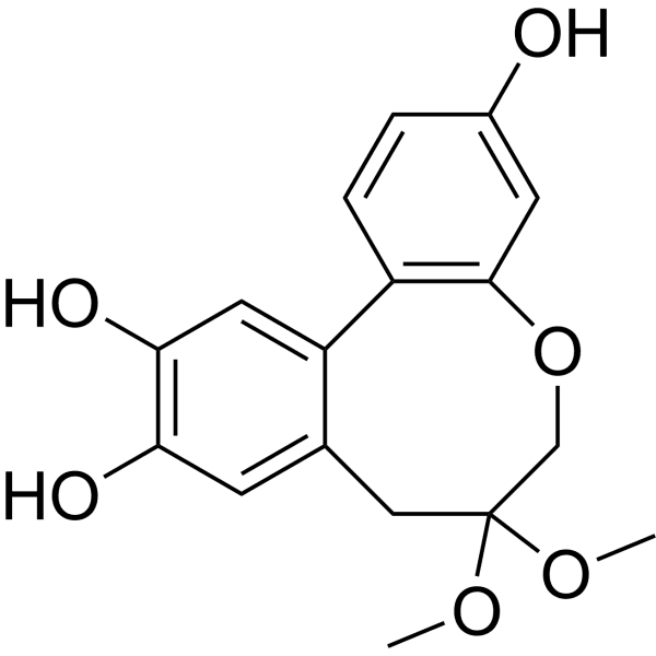 Protosappanin A dimethyl acetal Structure