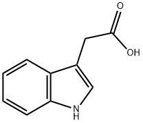 3-Indoleacetic acid Structure