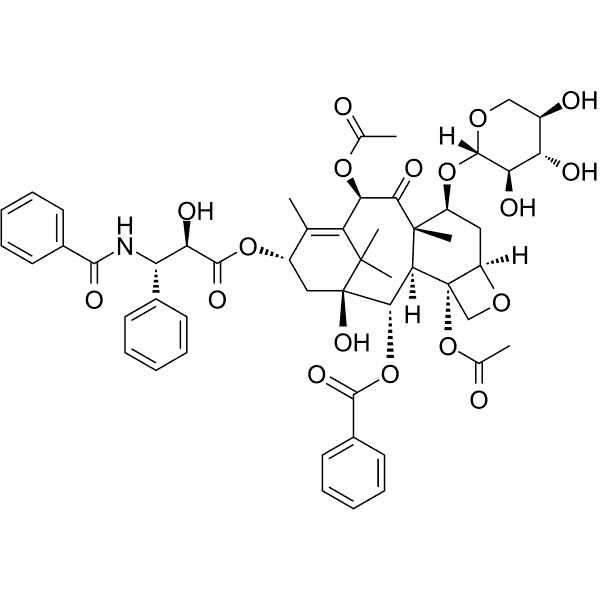 7-xylosyltaxol Structure