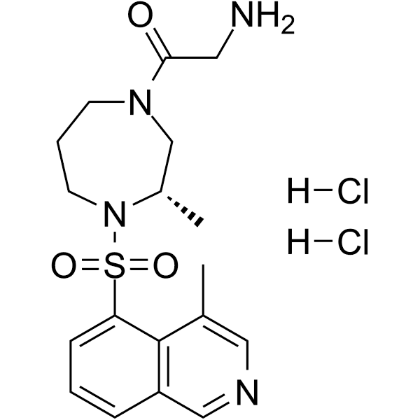 Glycyl H-1152 hydrochloride Structure