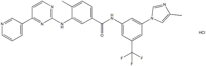 Nilotinib hydrochloride Structure