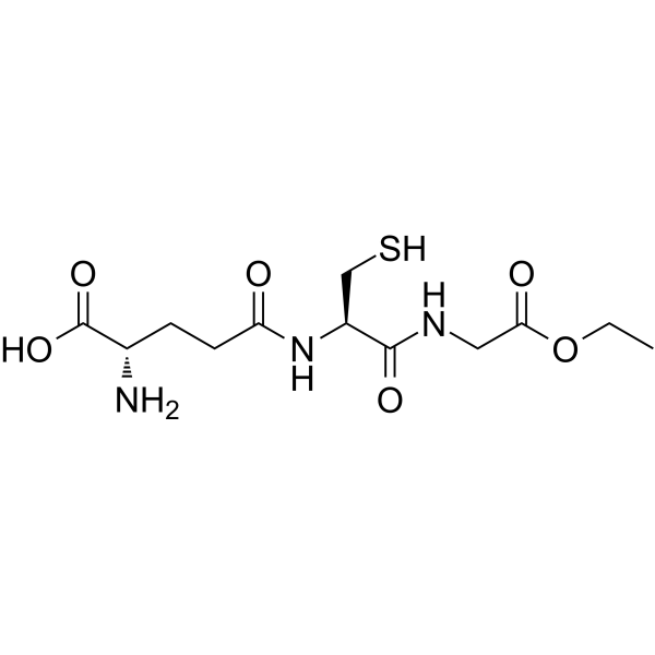 Glutathione ethyl ester Structure