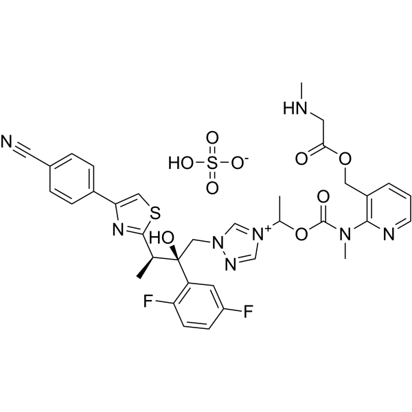Isavuconazonium sulfate Structure