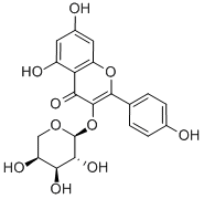 Kaempferol 3-O-arabinoside Structure