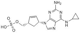 Abacavir sulfate Structure