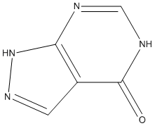 Allopurinol Structure