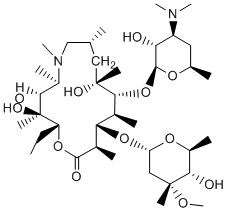 Azithromycin Dihydrate Structure
