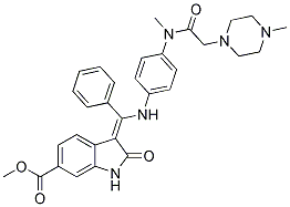 Nintedanib (BIBF1120) Structure