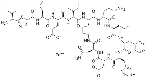 Bacitracin Zinc Structure