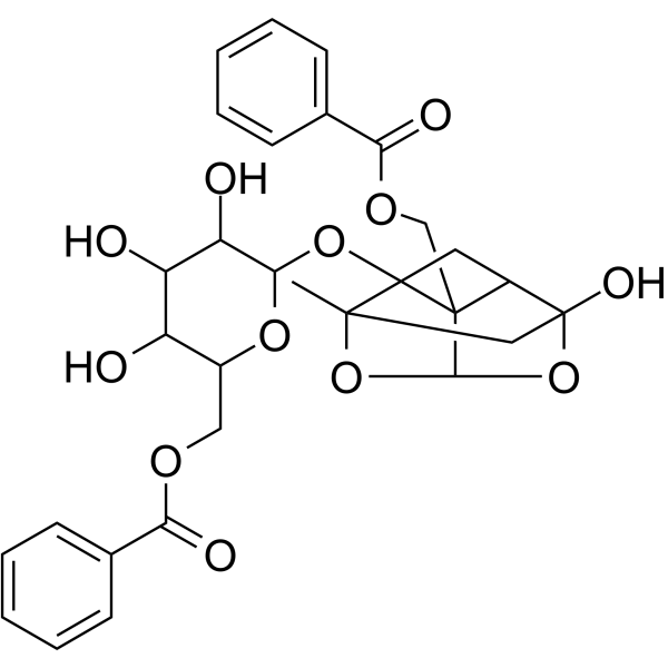 Benzoylpaeoniflorin Structure