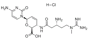 Blasticidin S hydrochloride Structure