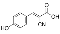 α-cyano-4-hydroxy-cinnamic acid Structure