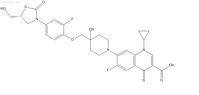 Cadazolid Structure