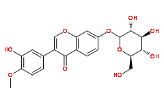 Calycosin-7-glucoside Structure