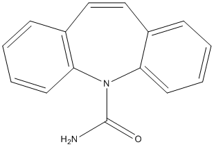 Carbamazepine Structure