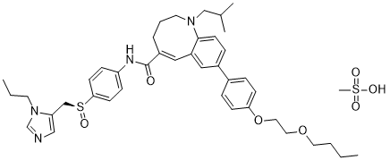 Cenicriviroc Mesylate Structure