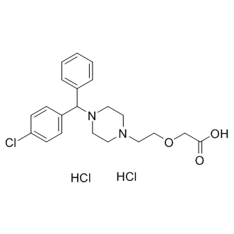 Cetirizine Dihydrochloride Structure