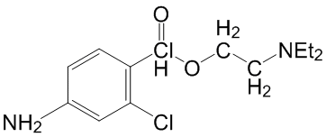 Chloroprocaine hydrochloride Structure