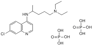Chloroquine diphosphate Structure