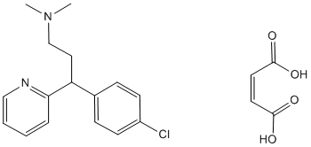 Chlorpheniramine Maleate Structure