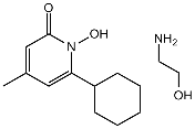 Ciclopirox ethanolamine Structure
