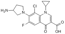 Clinafloxacin Structure