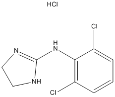 Clonidine hydrochloride Structure