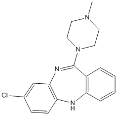 Clozapine Structure