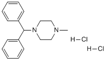Cyclizine dihydrochloride Structure