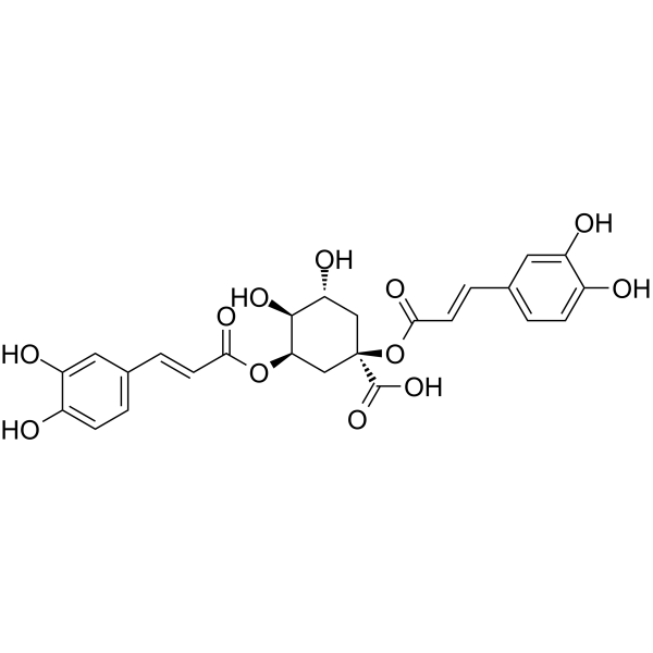 1,5-Dicaffeoylquinic-acid Structure